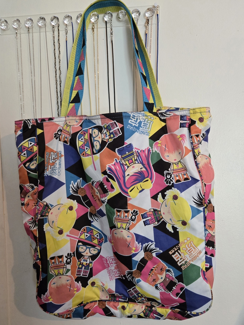 Harajuku Lovers Vintage Tote Bag, EUC